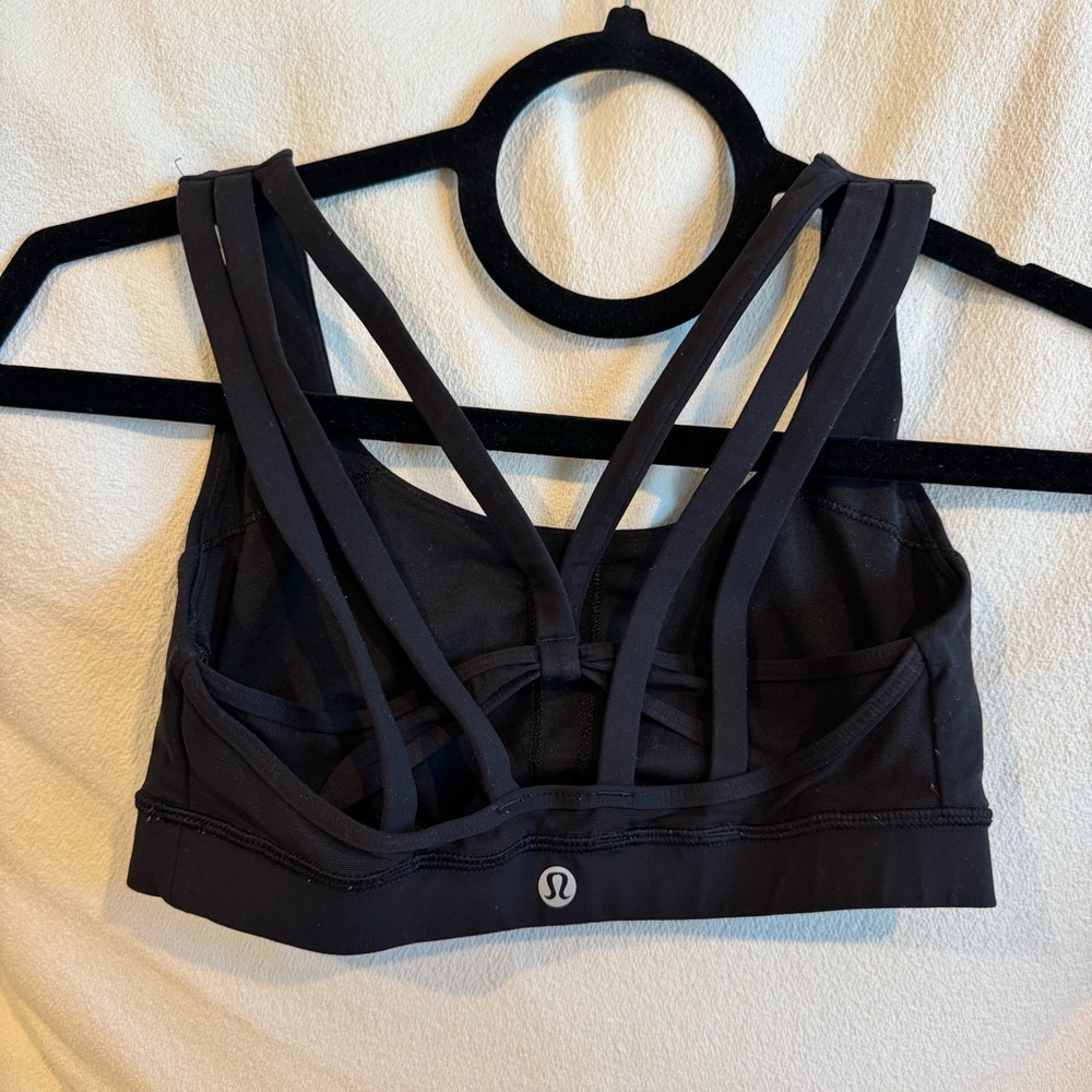 lululemon athletica Sports Bra with strappy back size 4